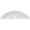 Ekena Millwork Segment Arch 3 Spoke Architectural Grade PVC Pediment, 26"W x 7-1/2"H x 2"P PEDPS026X075SEG03 - alternate 4